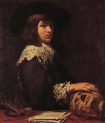 Daret, Jean Self Portrait oil painting